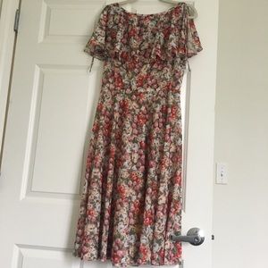Vintage floral dress